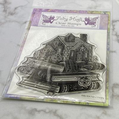 Fairy Hugs Clear Stamp - Fairy Library